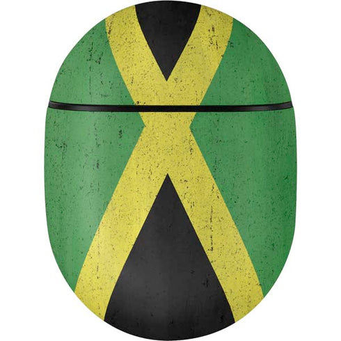 Jamaica Flag Distressed Google Pixel Buds Skin